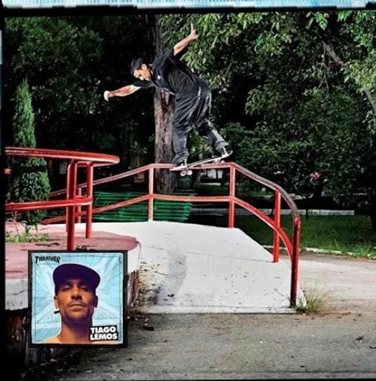 Criado em Jaguariúna, SP, Tiago Lemos enfrentou uma infância humilde. Com estilo único e dedicação extrema, chamou atenção de marcas internacionais. Hoje, é referência no street skate mundial e inspira jovens brasileiros a acreditarem em seus sonhos, mesmo com pouca estrutura.

