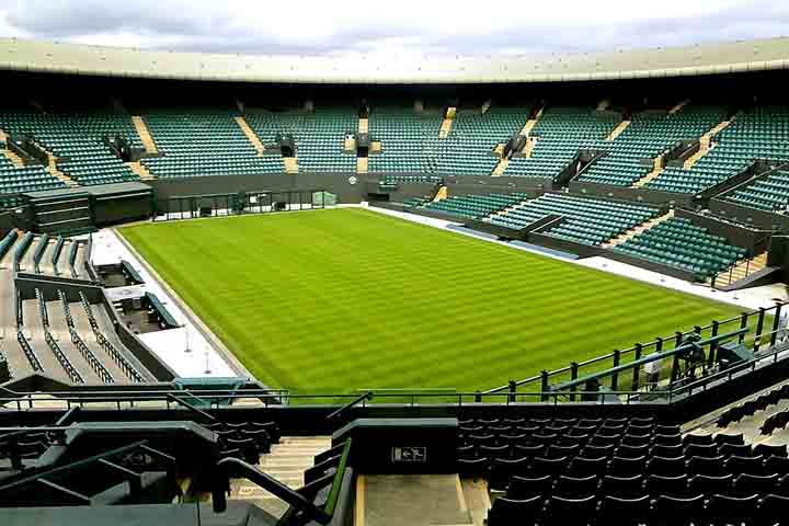 Além disso, o torneio londrino é o único dos quatro a ser disputada em quadra de grama.