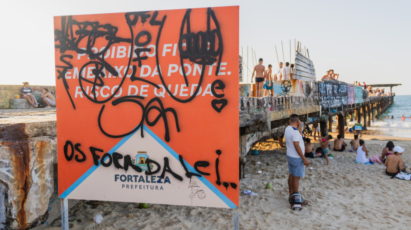 Movimenta&ccedil;&atilde;o da Ponte Velha do Po&ccedil;o da Draga, mesmo com a interdi&ccedil;&atilde;o