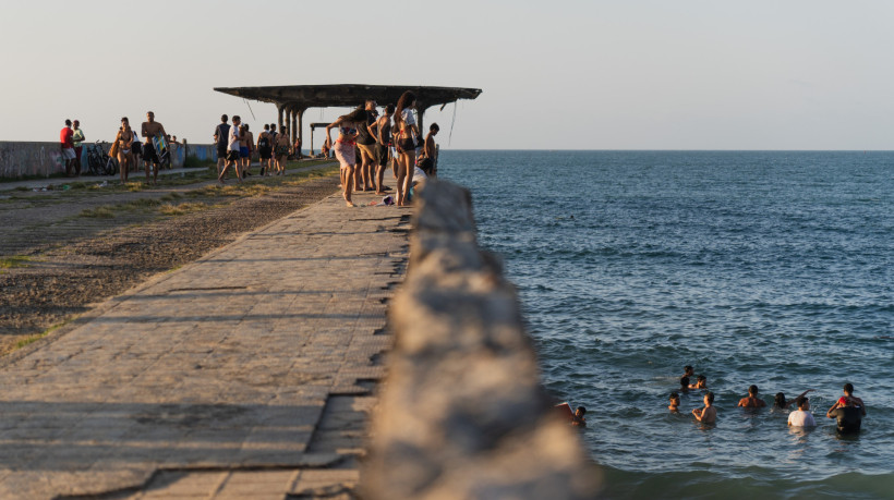 Movimentação da Ponte Velha do Poço da Draga, mesmo com a interdição