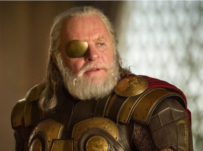  Outro importante personagem da Marvel que ele dublou foi Odin, da saga de Thor, que aparece em várias histórias da Marvel: Hulk, Homem-Aranha, Vingadores....