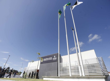 Nova delegacia da Polícia Civil do Ceará (PC-CE) em Itaitinga foi inaugurada com investimento de R$ 3 milhões 