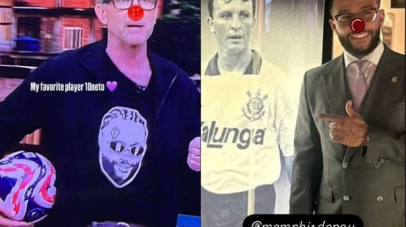 Atacante holandês respondeu apresentador através de um story no Instagram e o apresentador rebateu na mesma moeda