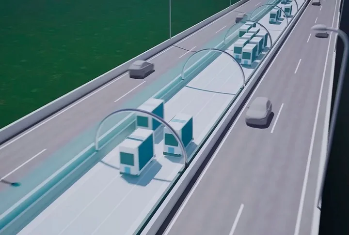 Com o intuito de combater a escassez de motoristas de caminhão, o governo do Japão divulgou um plano para construir uma rodovia exclusiva para cápsulas autônomas de transporte de mercadorias. 