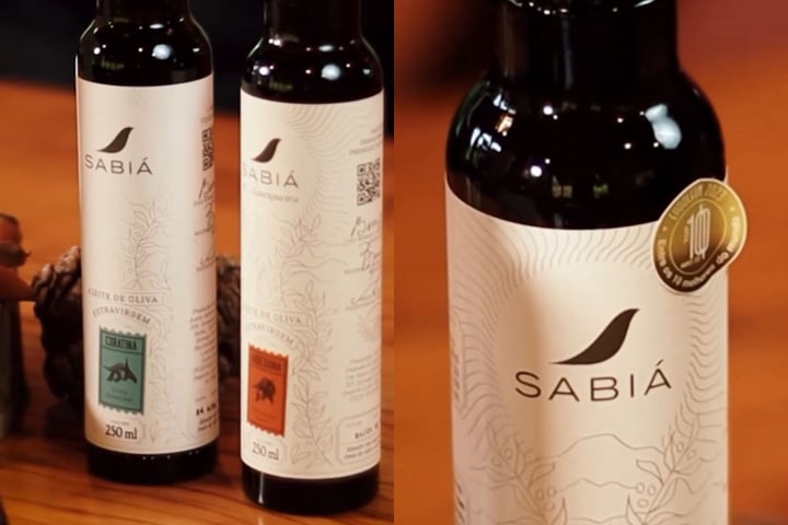 “Na boca você tem que sentir amargo e picante, todo azeite tem que ter amargo e picante. E você sente também gosto de fruta, de tomate, explicou Bia Pereira.