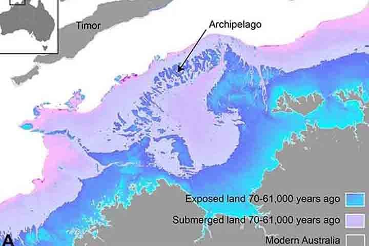 Civilização escondida - Estudo publicado na revista Quaternary Science Reviews revelou que uma extensa área de terra submersa no litoral da Austrália pode ter sido lar de até meio milhão de pessoas há cerca de 70 mil anos. 

