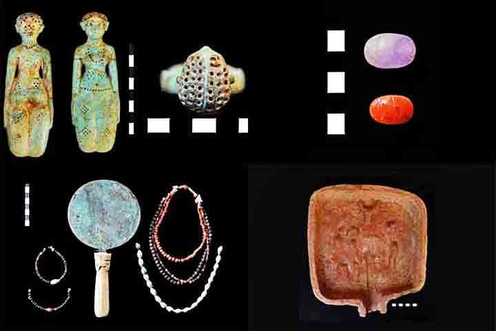 Artefatos do Egito Antigo - Pesquisadores desenterraram mais de uma centena de tumbas no sul do Egito que traziam objetos como amuletos de ouro e cerâmica com mais de 2 mil anos. Com esse material, os arqueólogos esperam obter mais detalhes sobre os rituais de sepultamento da época. 


