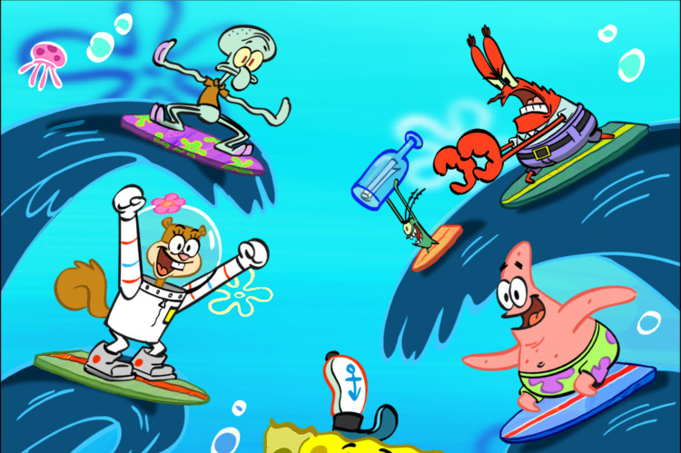 Exposição celebrativa aos 25 anos de Bob Esponja está disponível no Iguatemi Bosque
