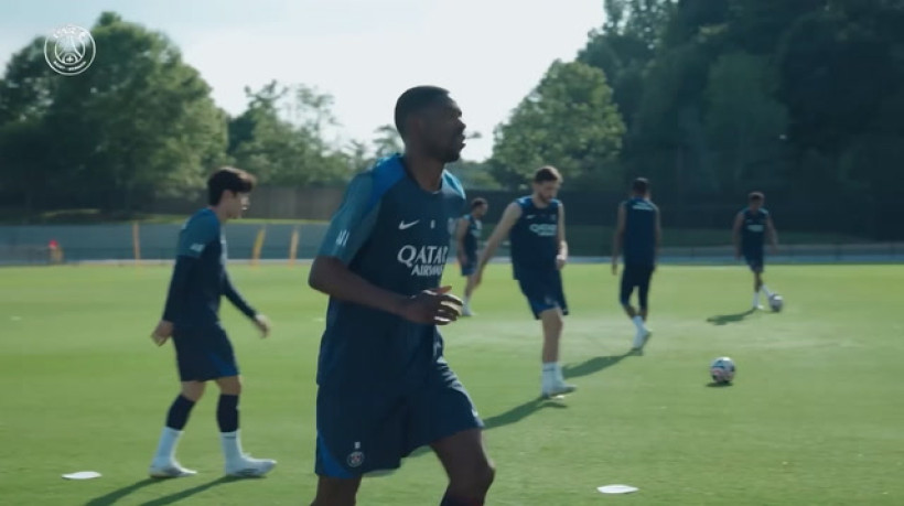 Paris Saint-Germain treina pela primeira vez em Atlanta