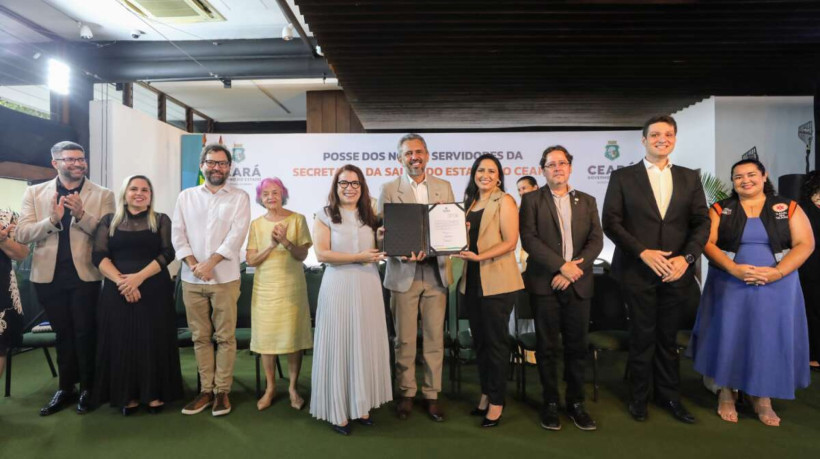 Posse dos novos servidores públicos da Secretaria de Saúde do Ceará
