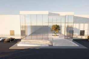 Fachada de um dos dois prédios que vão compor o projeto de data center da Casa dos Ventos no Pecém