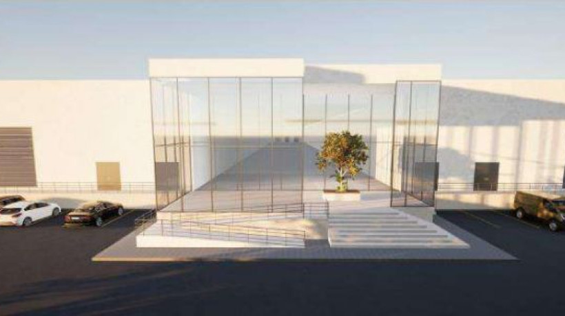 Fachada de um dos dois prédios que vão compor o projeto de data center da Casa dos Ventos no Pecém