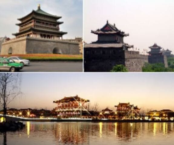 É a capital da província de Xianxim. Situa-se no vale do rio Wei. Foi a capital da China ao longo de várias dinastias: Qin (255 a 206 a.C.), Han (202 a.C. a 25 d.C.) e Tang (618 a 907).