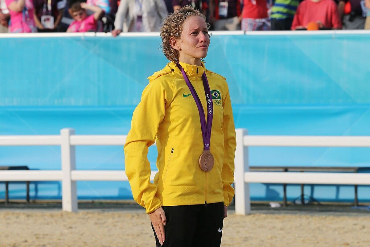 Pentatlo moderno - Nos Jogos de Londres-2012, Yane Marques conquistou a inédita, e até aqui única, medalha do Brasil na modalidade que reúne hipismo, esgrima, natação, tiro esportivo e corrida. Ela ficou com o bronze no individual. 

