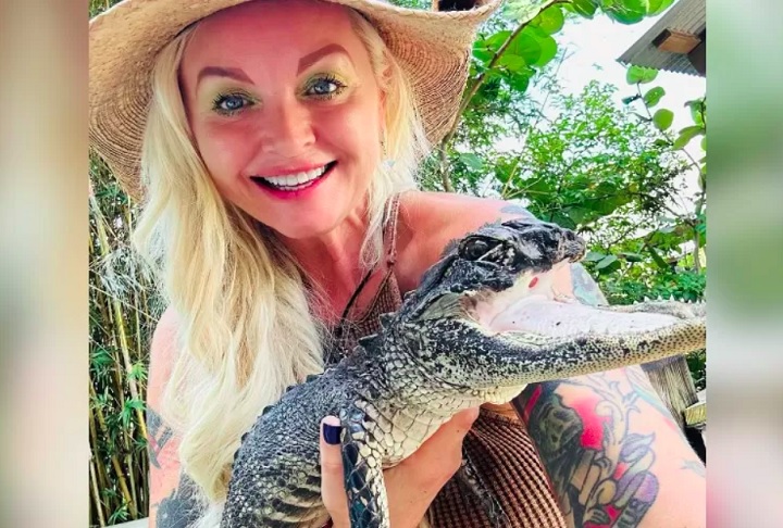 A cuidadora Savannah Boan tem compartilhado o processo de recuperação da jacaré nas redes sociais.