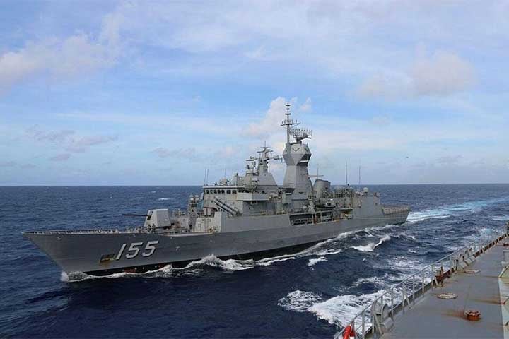 A Austrália fez uma expansão recente de sua frota marítima  com alcance sem precedentes desde o final da Segunda Guerra Mundial, em 1945. 
