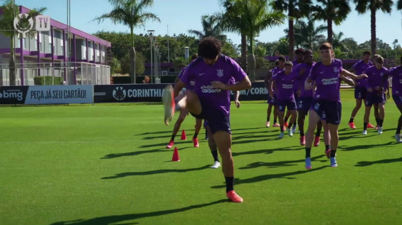 Yuri Alberto inicia transição no segundo dia de treino do Timão após retorno