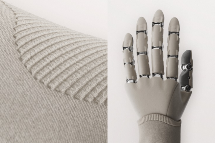 O robô possui um corpo revestido com tecido macio, garantindo segurança e movimentos suaves e silenciosos, além de tendões mecânicos que imitam as articulações humanas. 