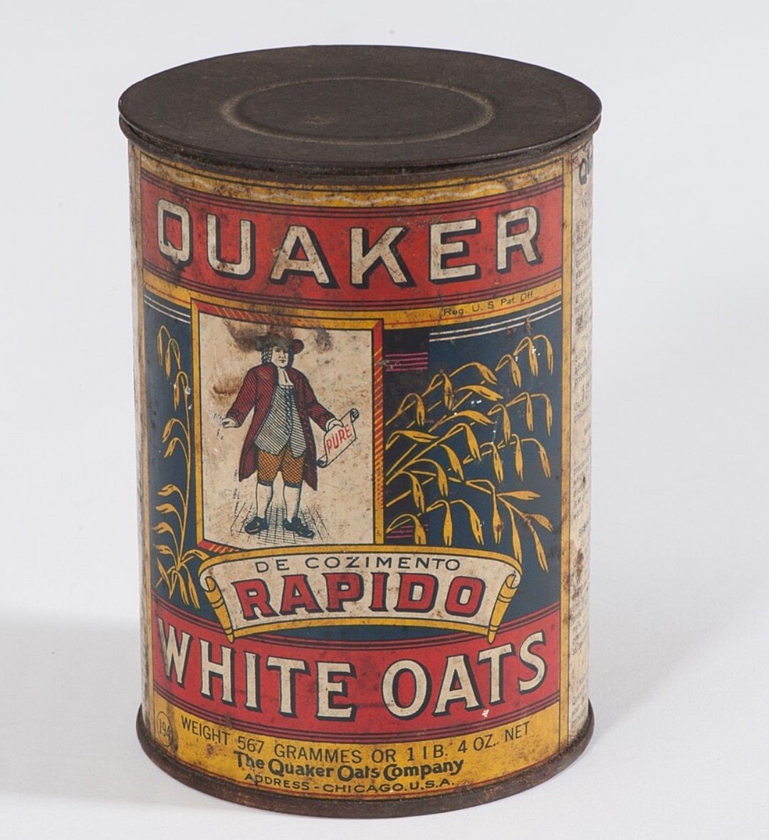 A aveia Quaker é um produto da Quaker Oats, que chegou ao Brasil no meio do século 20. A PepsiCo é dona da marca no Brasil. 