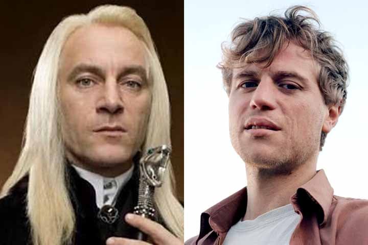 Músico, ator de teatro e indicado ao Critics Choice Award por Genius, Johnny Flynn assume o papel do sinistro Lucius Malfoy. Flynn já contracenou com Jason Isaacs em O Soldado que Não Existiu e, segundo o próprio Isaacs, combina voz doce e presença ameaçadora.