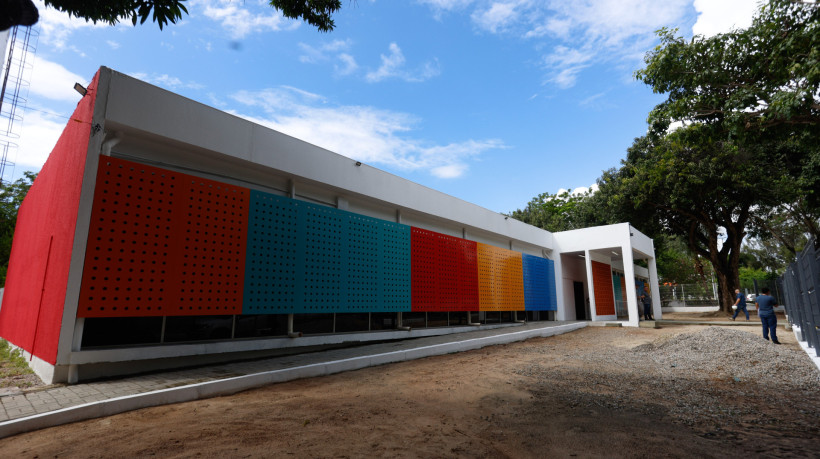 Obras do novo Centro de Diagnóstico Girassol, que atenderá crianças e adolescentes com suspeita de transtorno do neurodesenvolvimento e/ou sofrimento psíquico