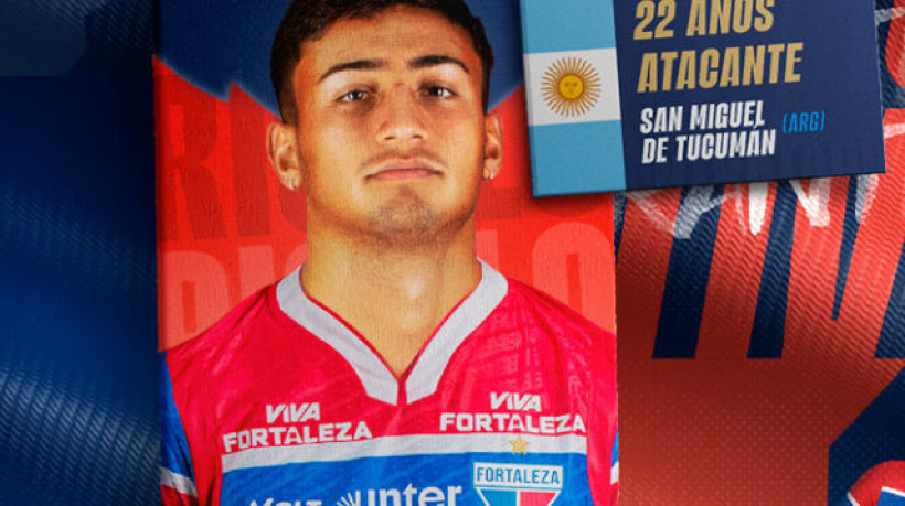 O atacante José Herrera, de 22 anos, firmou vínculo contratual com o Fortaleza até 2030