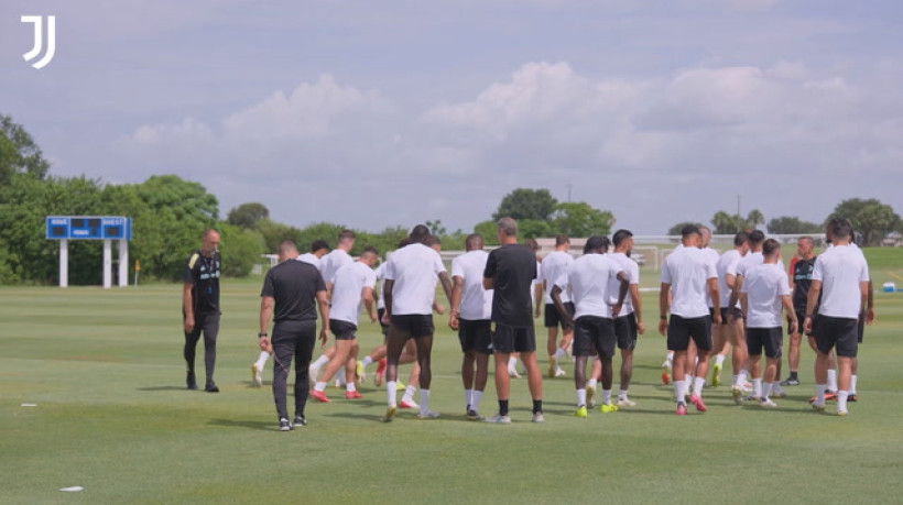 Juventus treina para duelo contra o Real Madrid na Copa do Mundo