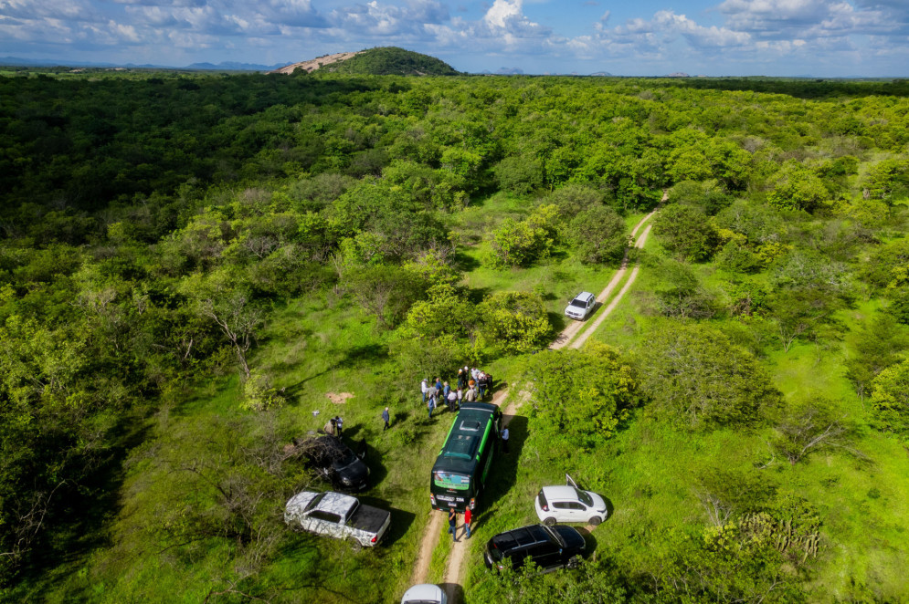 Área onde será construído o porto seco, em Quixeramobim