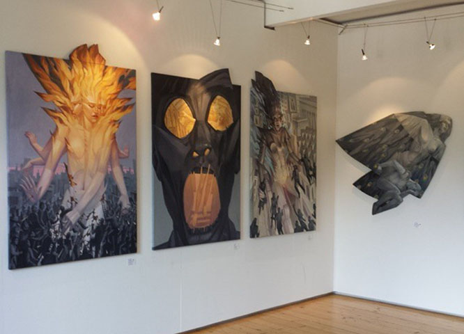 Não apenas na área cinematográfica com efeitos especiais, mas como artista em geral nos seus mais de 50 anos de carreira. No caso, seu acervo conta com quadros, esculturas, móveis e trabalhos para cinema desde os anos 1960 até suas últimas criações 