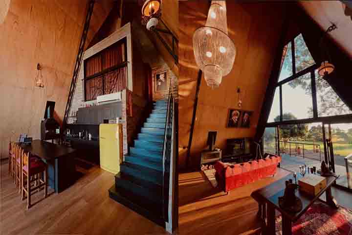 As suítes têm banheira com vista para o pôr do sol, cozinha equipada, ar-condicionado e itens exclusivos como torradeira temática e kit de piquenique.