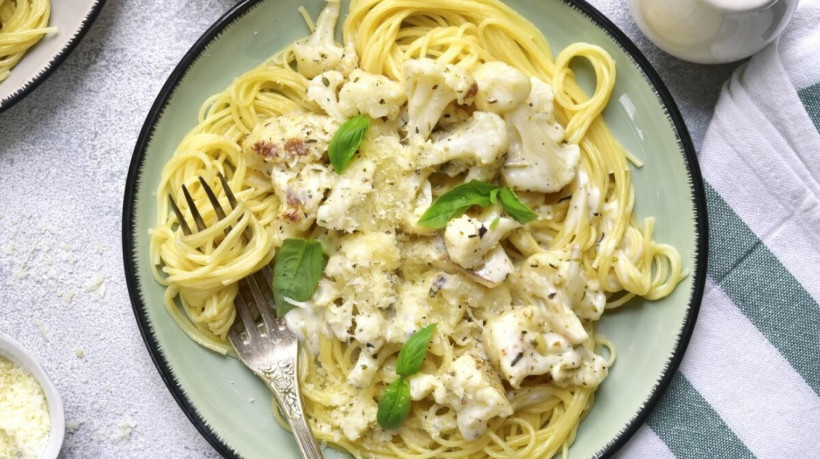 Macarrão com molho de couve-flor (Imagem: Liliya Kandrashevich | Shutterstock) 