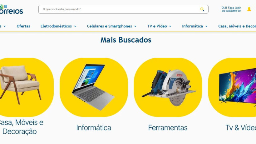 Lançamento do marketplace dos Correios