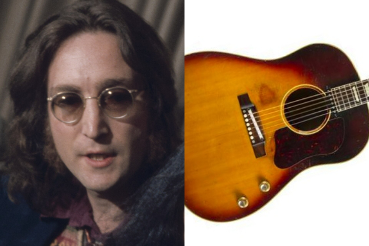 Violão de John Lennon – Outro item de John Lennon leiloado foi o violão usado por ele para gravar e compor vários hits dos Beatles. O valor? US$ 2,4 milhões (cerca de R$ 13,5 milhões).