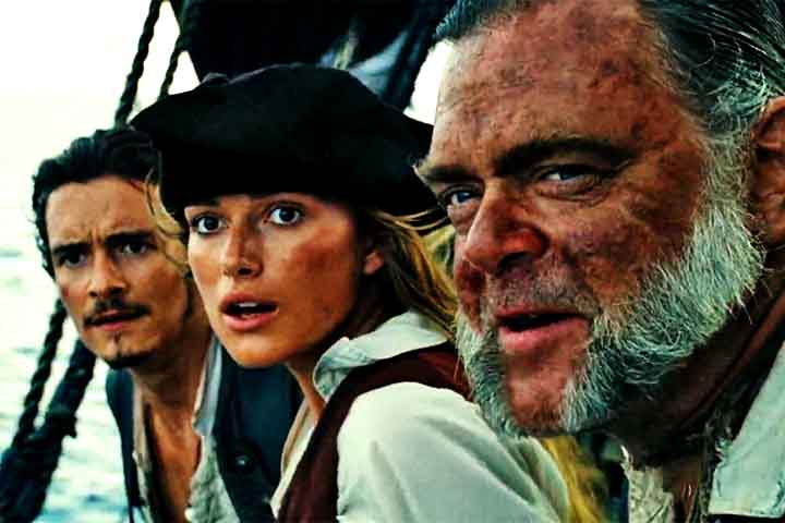 Ao lado de Johnny Depp, no icônico papel do Capitão Jack Sparrow, e Orlando Bloom, interpretando Will Turner, Keira brilhou como a destemida Elizabeth Swann. O que começou como a clássica personagem feminina em perigo logo se transformou em algo muito maior.