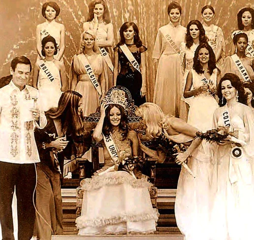 Amparo Muñoz (1974) - Única Miss Espanha a vencer também o Miss Universo, abdicou da premiação por não aceitar viajar ao Japão. Depois, foi atriz de cinema, se envolveu com drogas e foi à falência. 