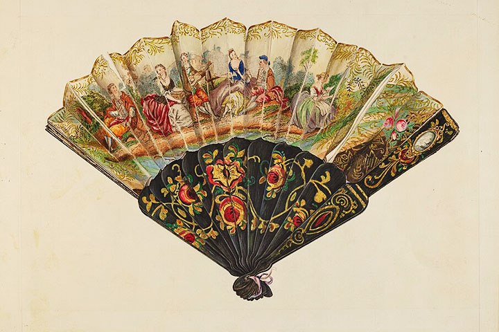 Em solo grego, um homem, para se desculpar, tinha que abanar sua esposa durante o sono. Já em Roma, o leque era conhecido como flabelum, visto que as senhoras romanas tinham escravos encarregados de abaná-las, conhecidos como flabeliferos.