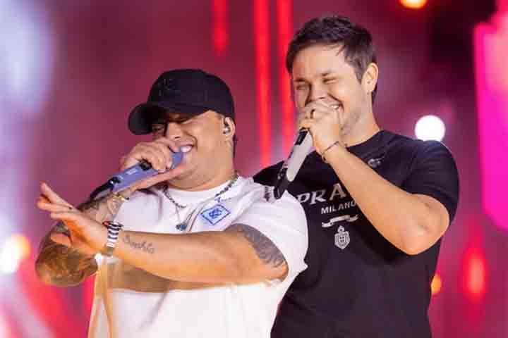 Na ocasião, eles interpretaram músicas autorais, incluindo um tema que compuseram especialmente para o Caldas Country.
