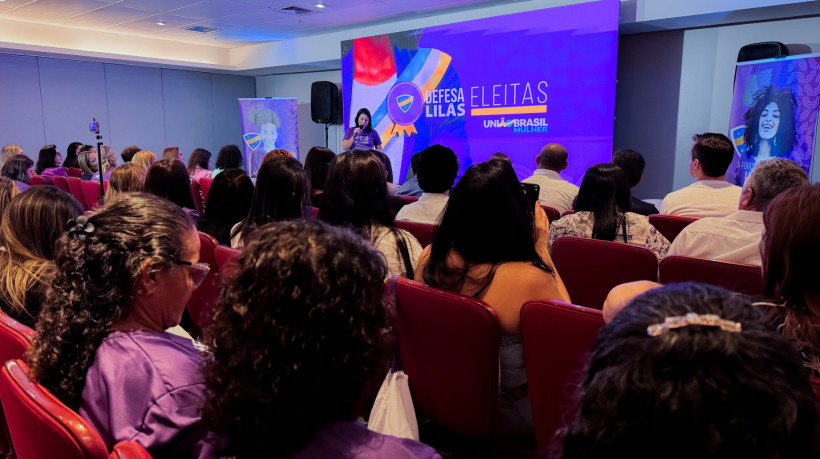 União Brasil promoveu edição do Defesa Lilás, evento que visa estimular a participação feminina na política.