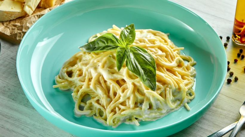 Macarrão com molho três queijos (Imagem: ismishko | Shutterstock)