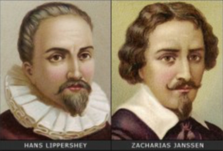 Uma evolução de proporções gigantescas quando se lembra que o primeiro microscópio foi criado no século 16 por Hans Jannssen e seu filho Zacharias, dois fabricantes holandeses de óculos.