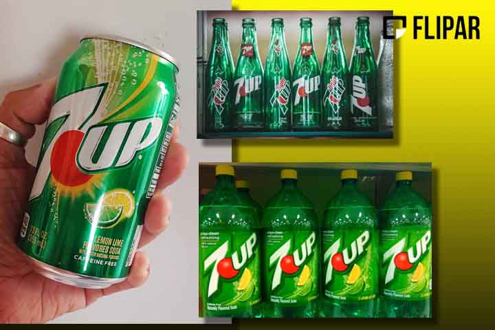 7UP - Bebida de bastante sucesso no exterior, não teve a mesma receptividade no Brasil. Sua novidade era o sabor limão, que depois viria a estar presente em diversas outras marcas. 
