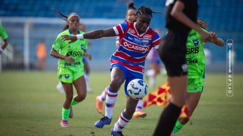 Imagens da partida entre Fortaleza e Minas Brasília valendo o acesso à Série A do Brasileirão Feminino
