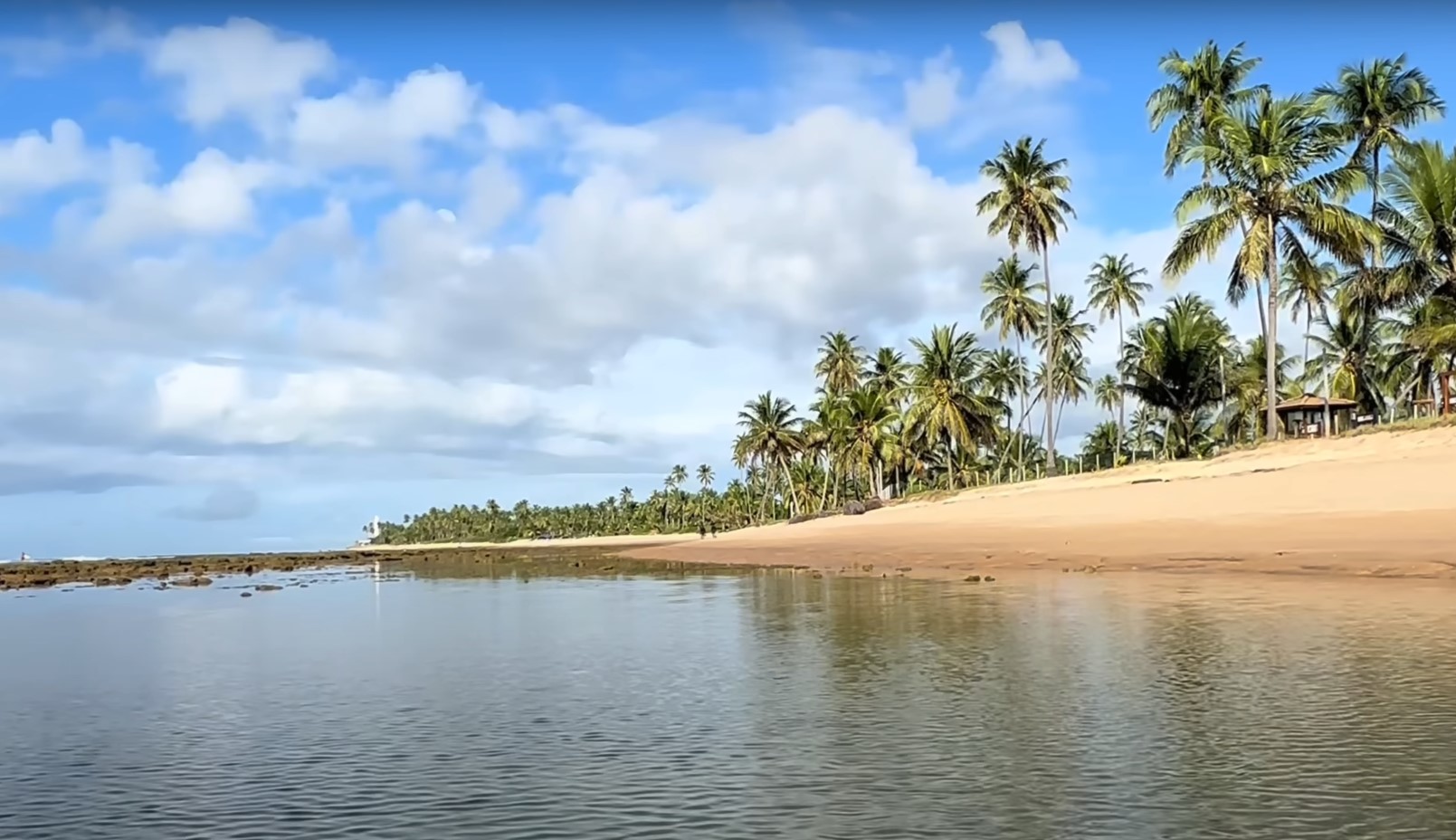 Praia do Forte (BA): Além da beleza natural, oferece mar tranquilo e estrutura excelente para famílias, com recifes que suavizam as ondas.