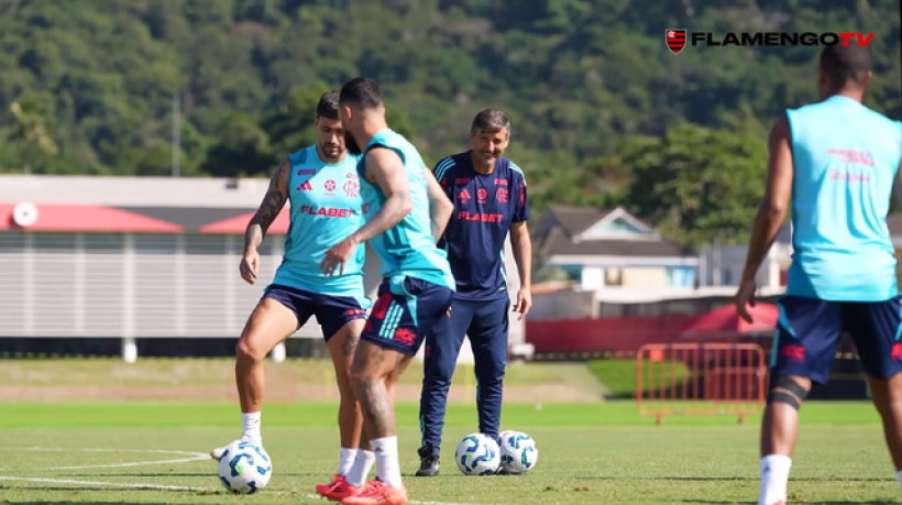 Flamengo intensifica trabalhos com foco no São Paulo pelo Brasileirão