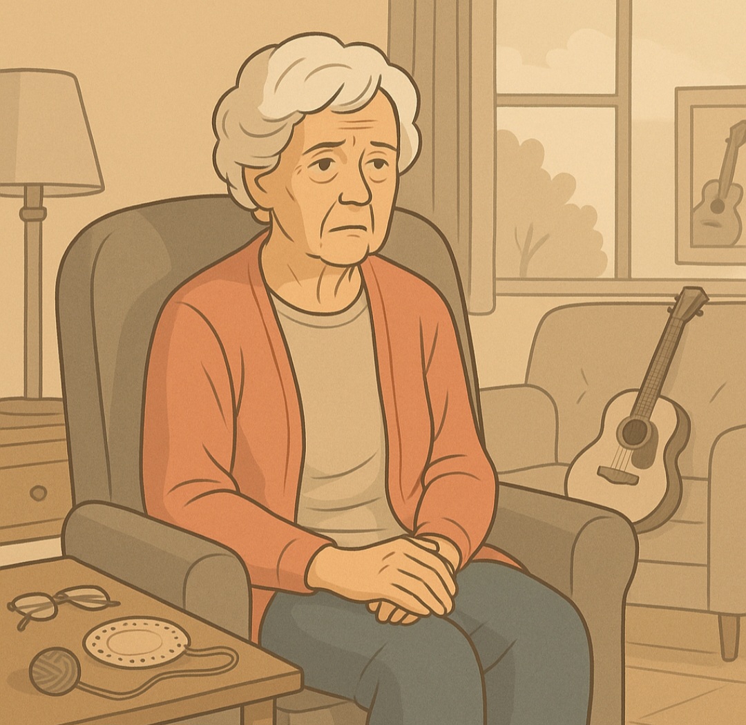 Perda de iniciativa: Demonstra desinteresse por atividades que antes gostava, ficando parada ou dependente de estímulo constante.