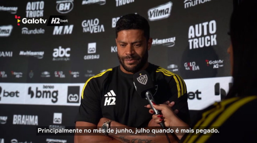 Hulk valoriza pausa e projeta segundo semestre do Atlético