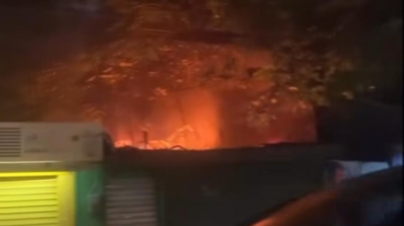 Incêndio atingiu a agência do INSS, no bairro Messejana, em Fortaleza 