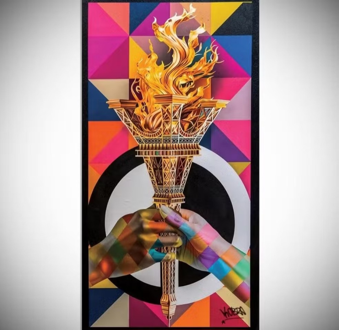 Nas Olimpíadas de 2024 em Paris ele criou uma marca em que a Torre Eiffel invertida virou um troféu. 