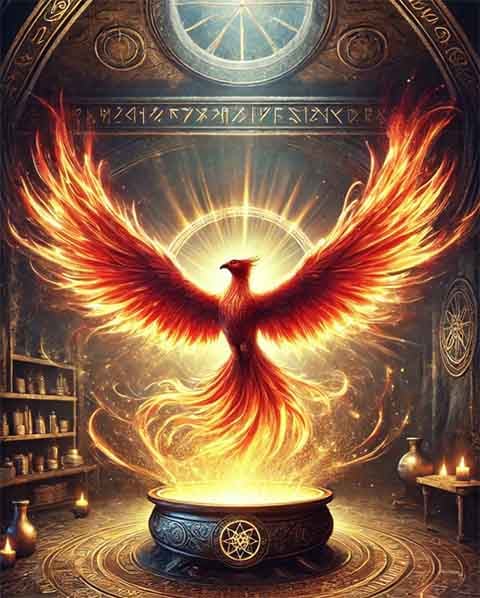 Na alquimia, ela simbolizava a purificação da alma e a transmutação espiritual. Seu ciclo lembrava o processo de iluminação interior.