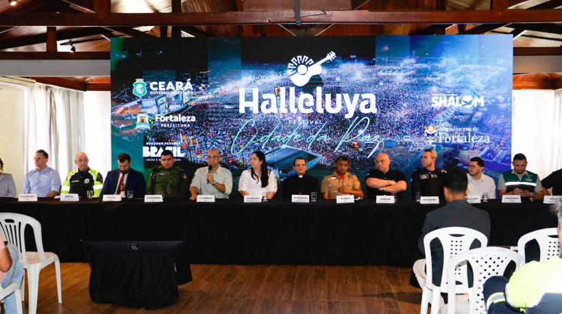 FORTALEZA, CEARÁ,  BRASIL- 14.07.2025:  Festival Halleluya apresentará operação integrada com órgãos públicos em coletiva de imprensa. (Daniel Galber/Especial para O POVO)